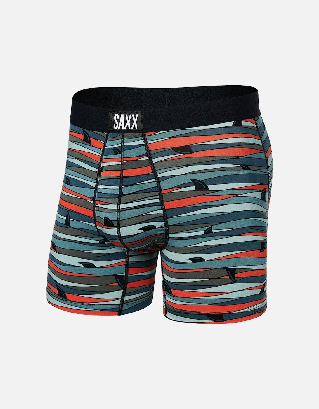 Ultra Fins Boxer Brief, Blue/red, 6 of 5