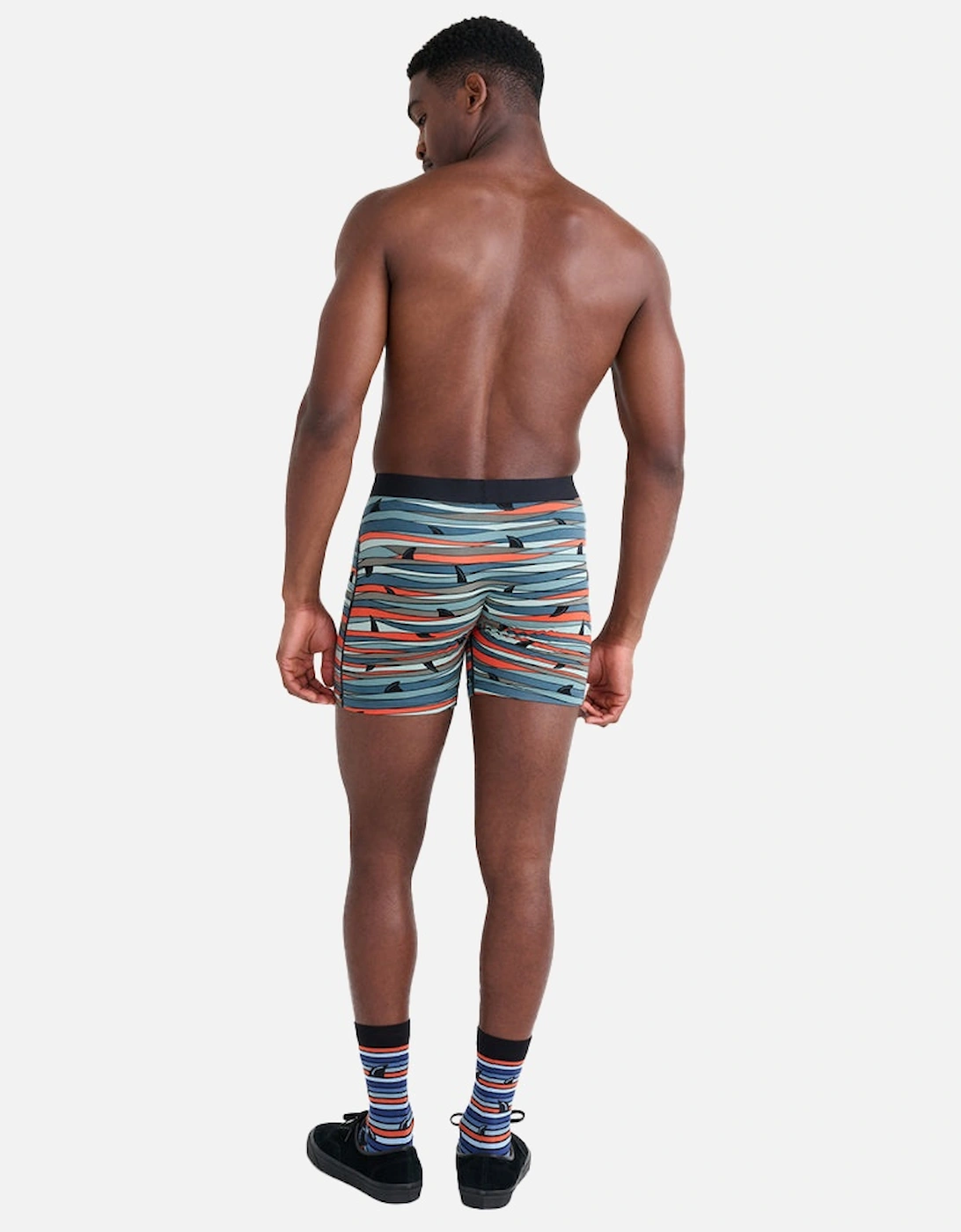 Ultra Fins Boxer Brief, Blue/red