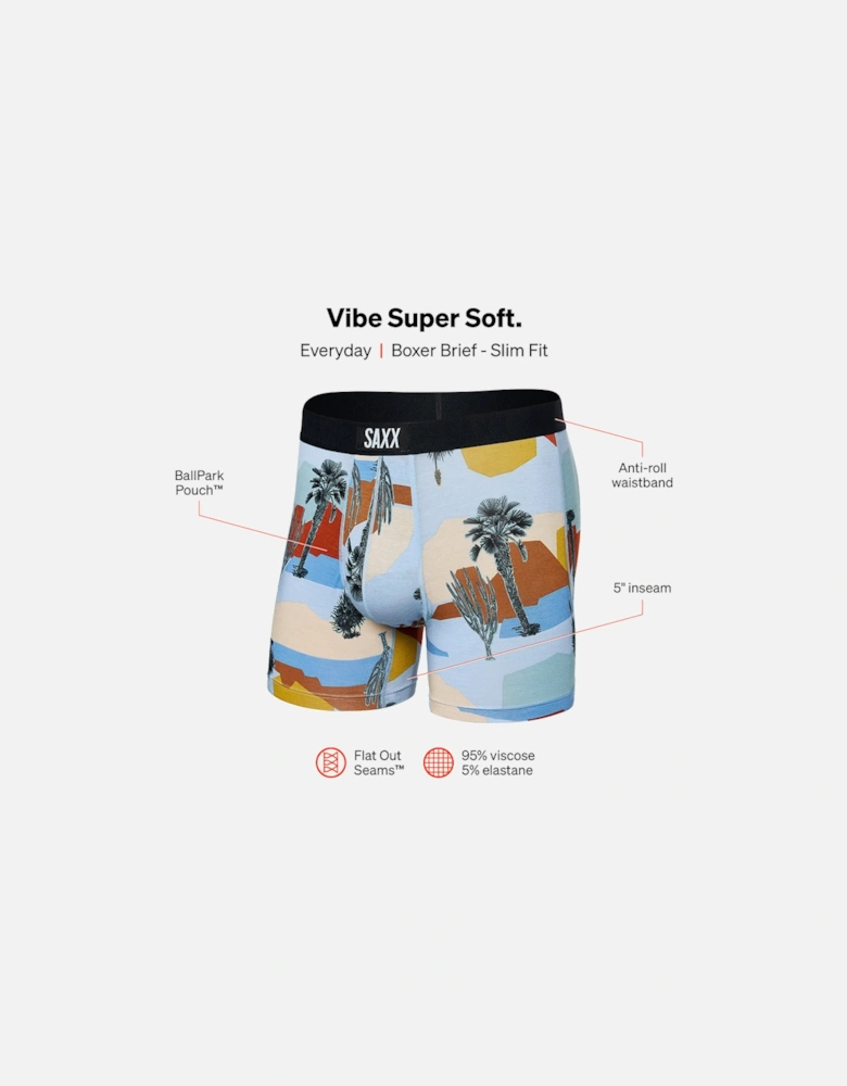 Vibe Baja Bound Boxer Brief, Light Blue