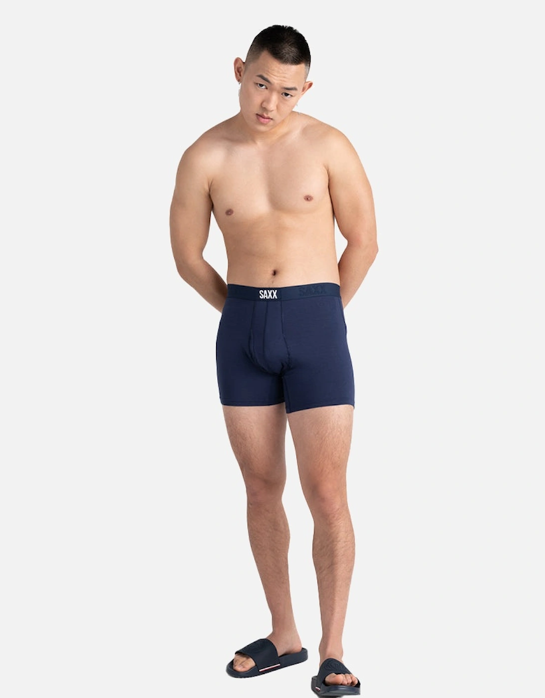 2-Pack Ultra Boxer Briefs, Blue/Navy