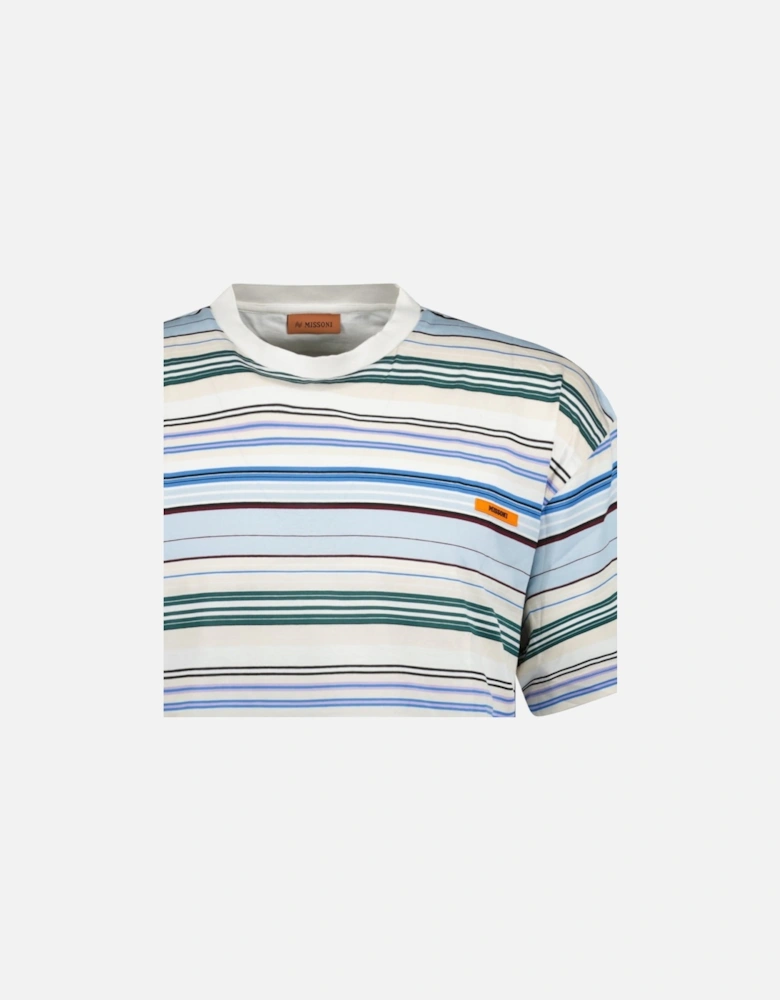 Patch Stripe T-Shirt Multi Colour