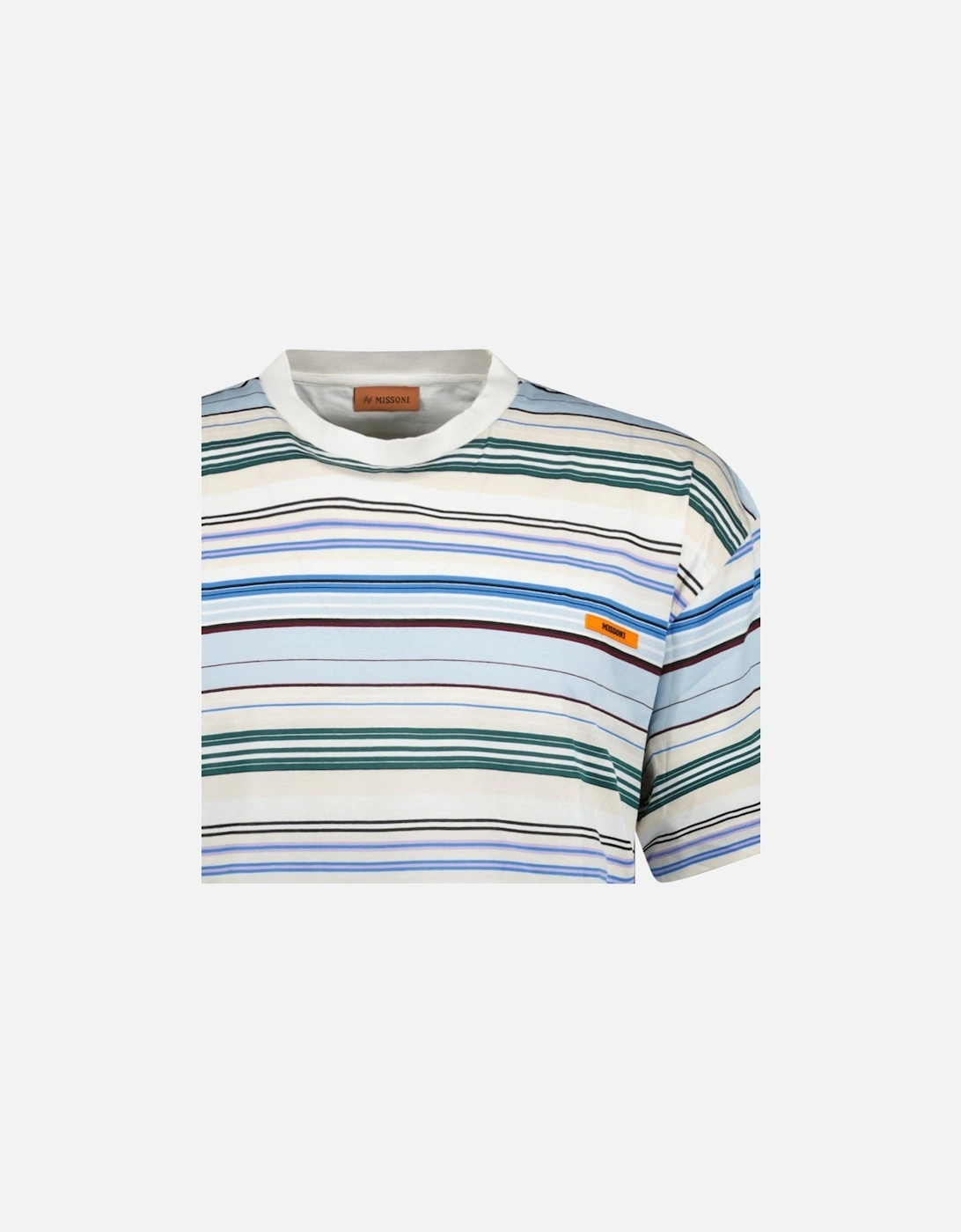 Patch Stripe T-Shirt Multi Colour