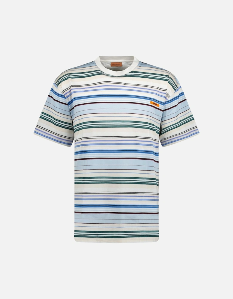 Patch Stripe T-Shirt Multi Colour