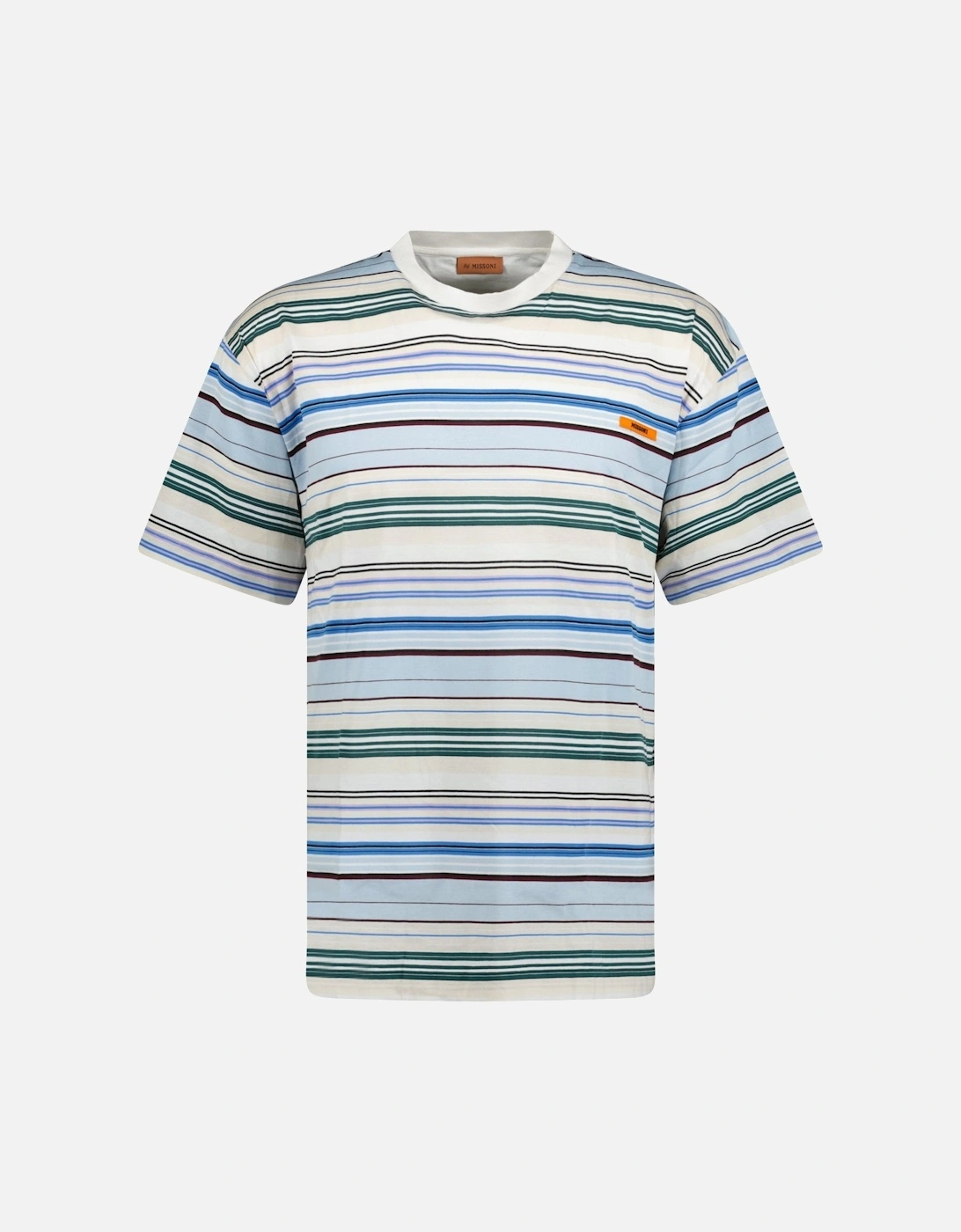 Patch Stripe T-Shirt Multi Colour, 3 of 2