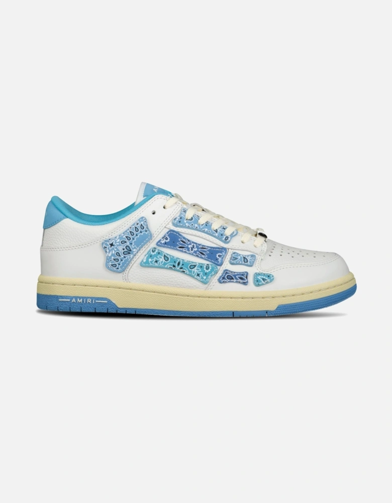 Skeleton Low Top Bandana Trainers Blue