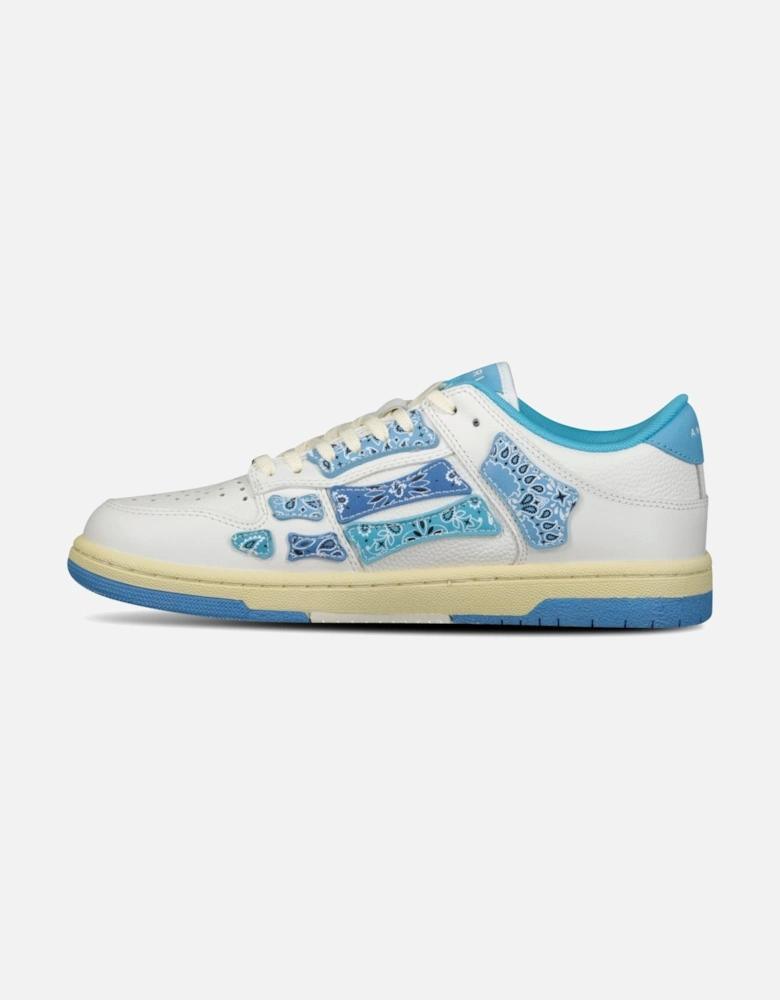 Skeleton Low Top Bandana Trainers Blue