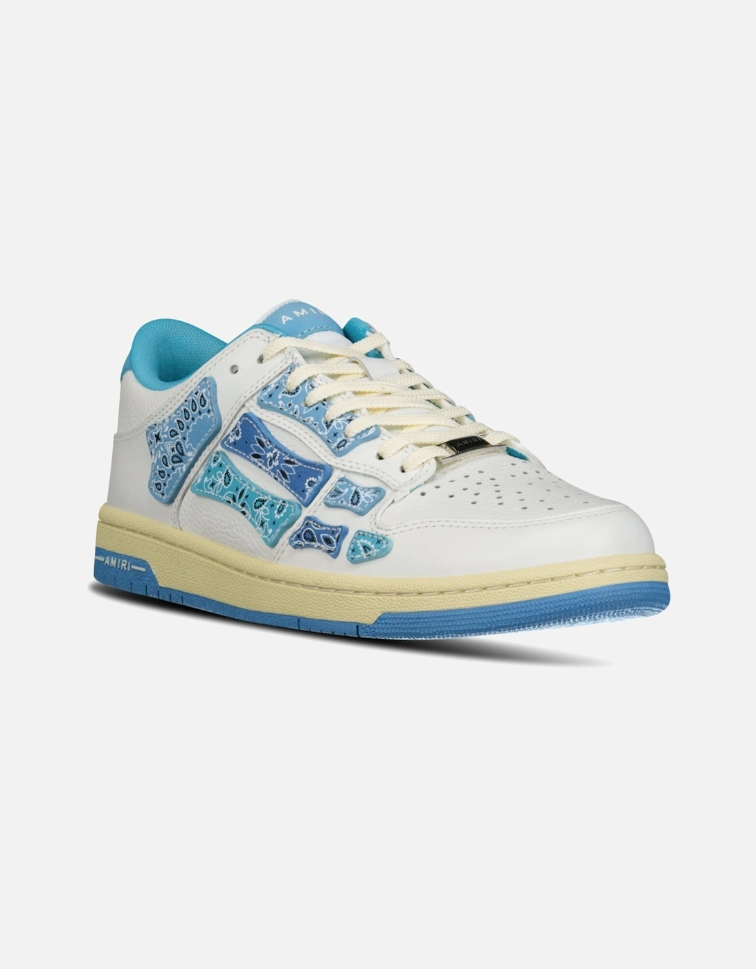 Skeleton Low Top Bandana Trainers Blue