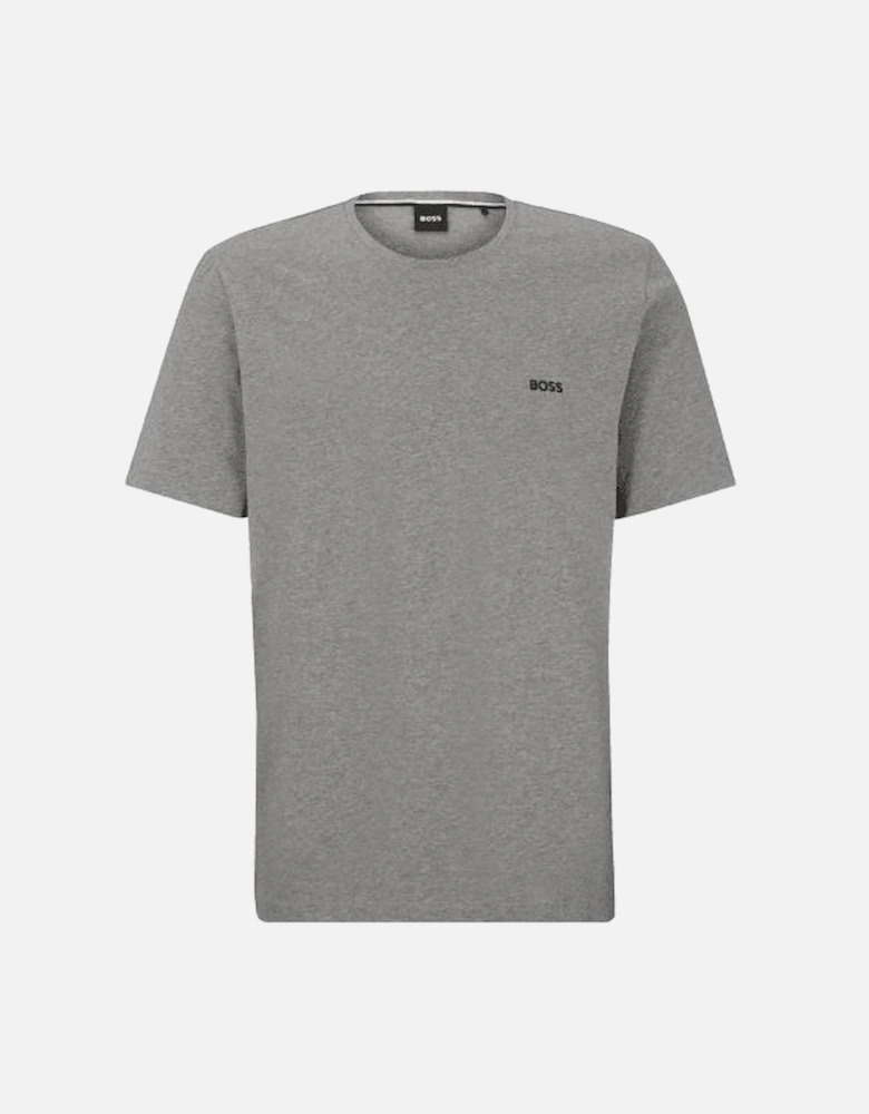 Luxe Jersey Crew-Neck T-Shirt, Medium Grey Melange