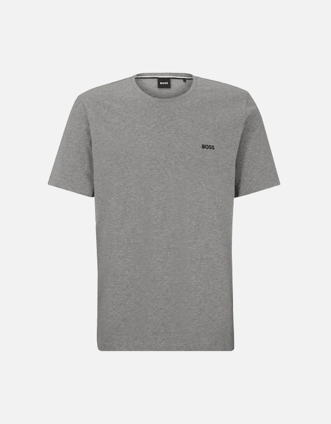 Luxe Jersey Crew-Neck T-Shirt, Medium Grey Melange, 2 of 1