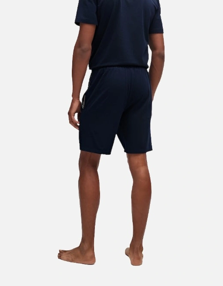 Stretch Cotton Lounge Shorts, Navy