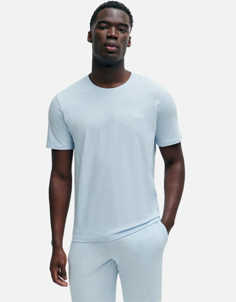 Stretch-Cotton T-Shirt, Light Blue