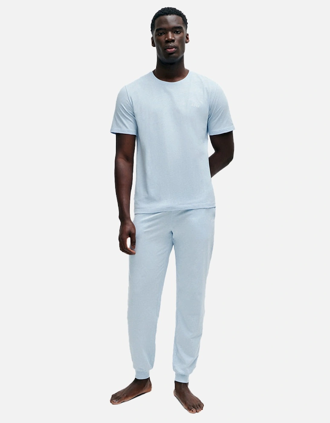 Stretch-Cotton T-Shirt, Light Blue