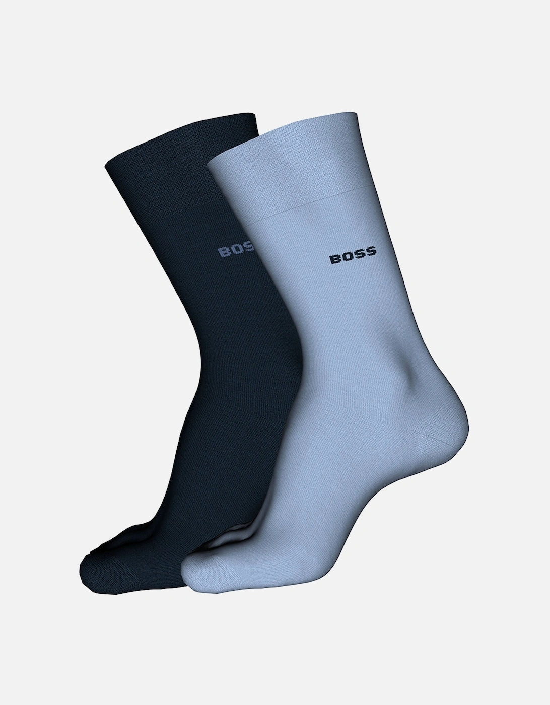 2-Pack Bamboo Socks, Blue/Navy, 2 of 1