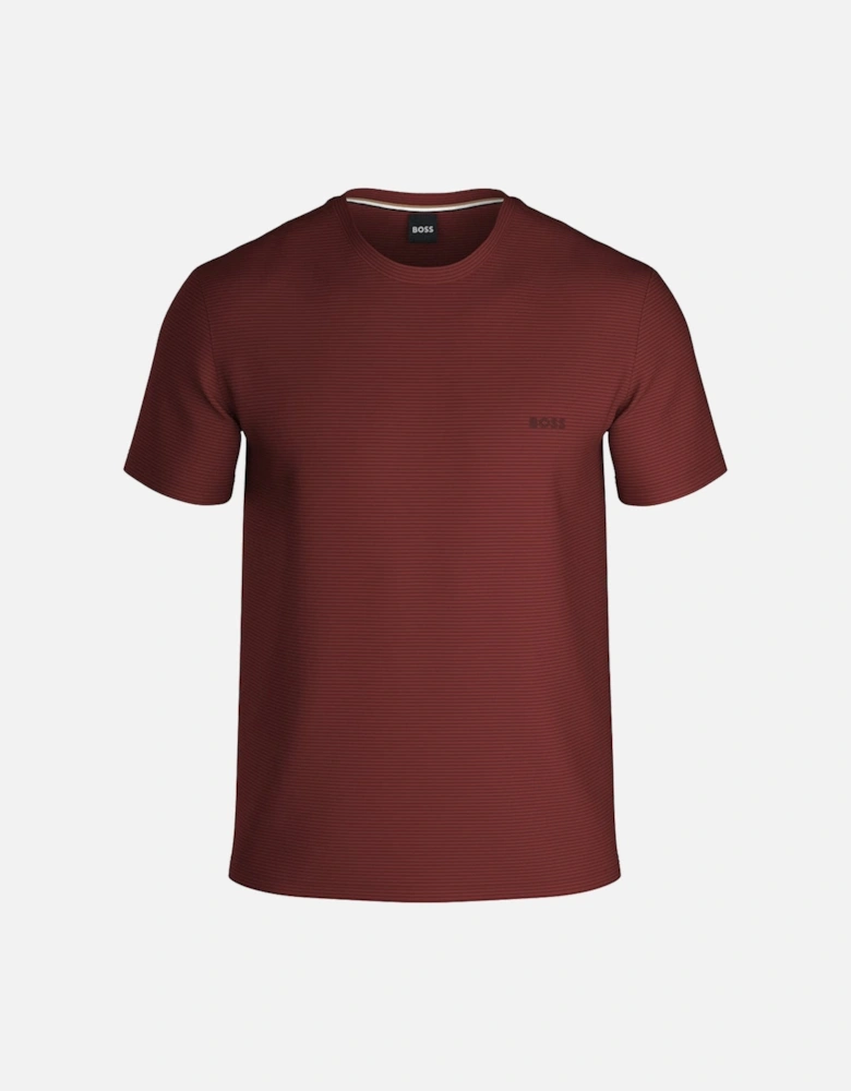 Ribbed Modal Stretch T-Shirt, Open Brown