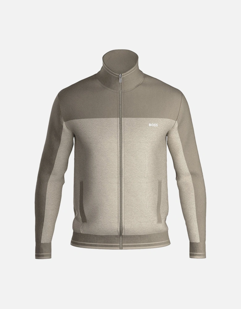 Tracksuit Jacket, Dark Beige