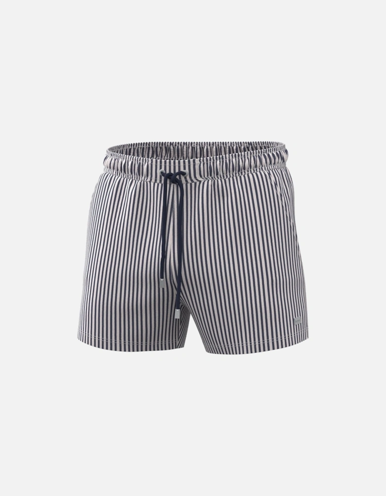 Velvetfish Seersucker Swim Shorts, Navy