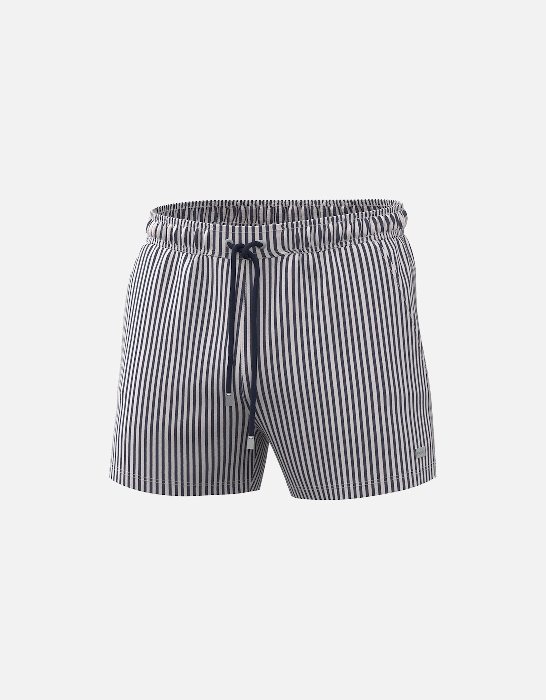 Velvetfish Seersucker Swim Shorts, Navy, 2 of 1