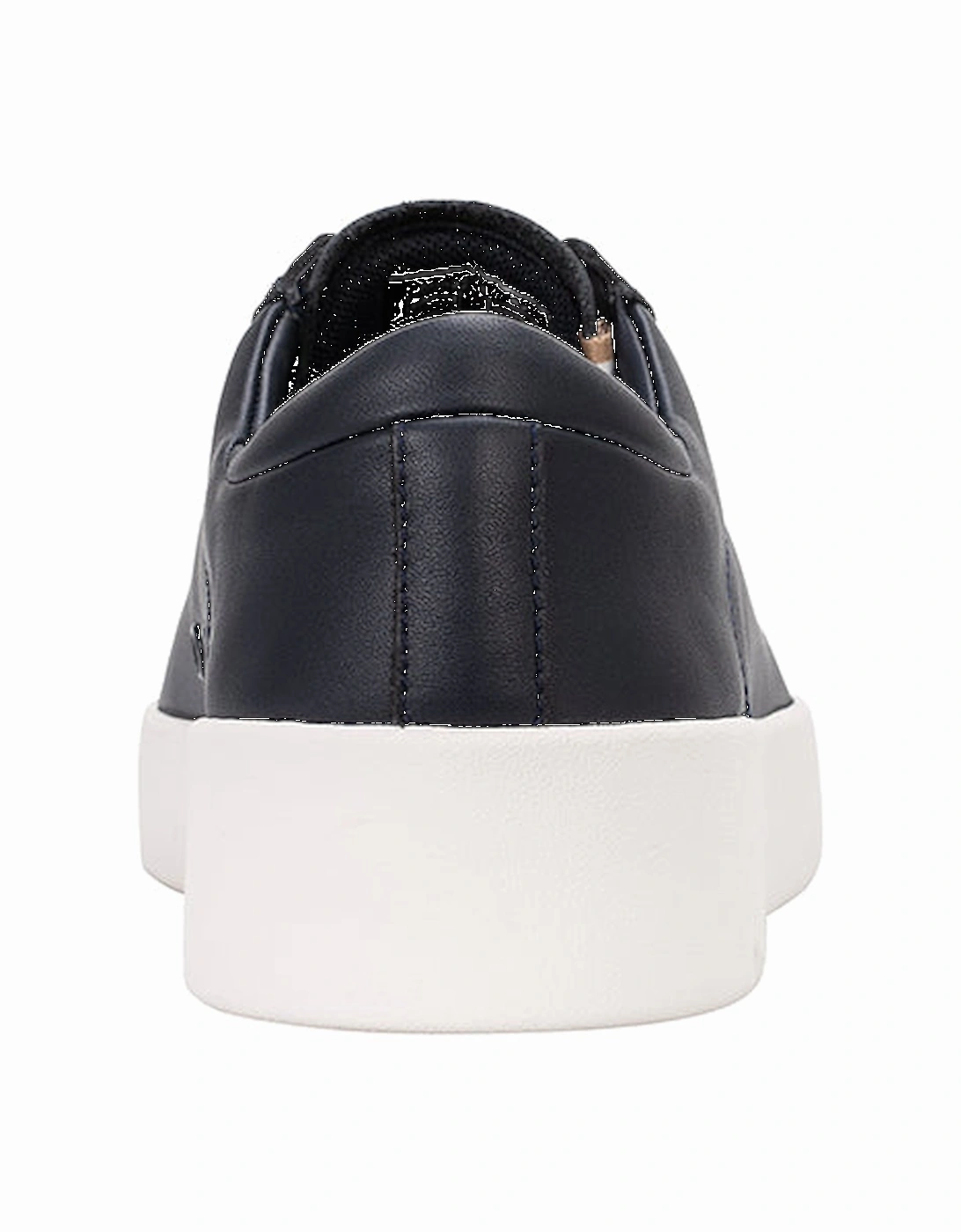 Leather Trainers, Dark Blue