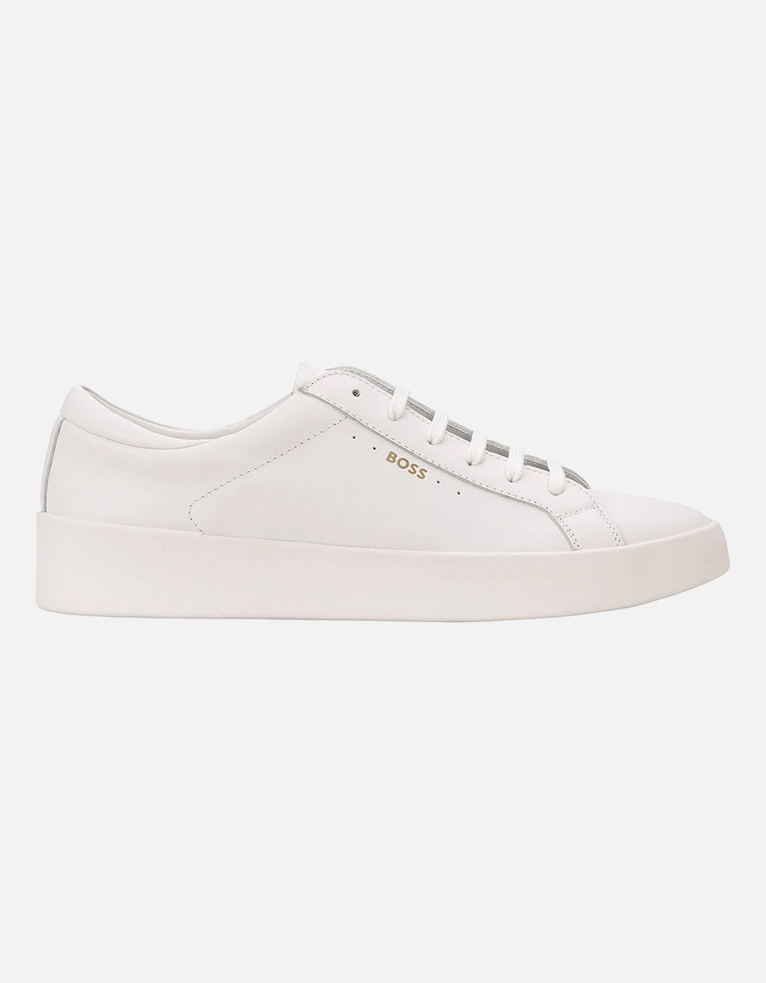 Leather Trainers, White, 5 of 4