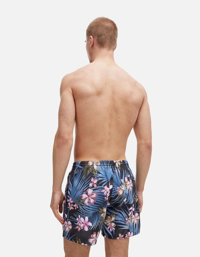 Piranha Swim Shorts, Black