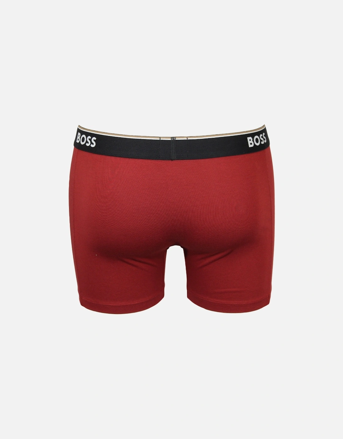 3-Pack Power Boxer Briefs, Red/Beige/Green
