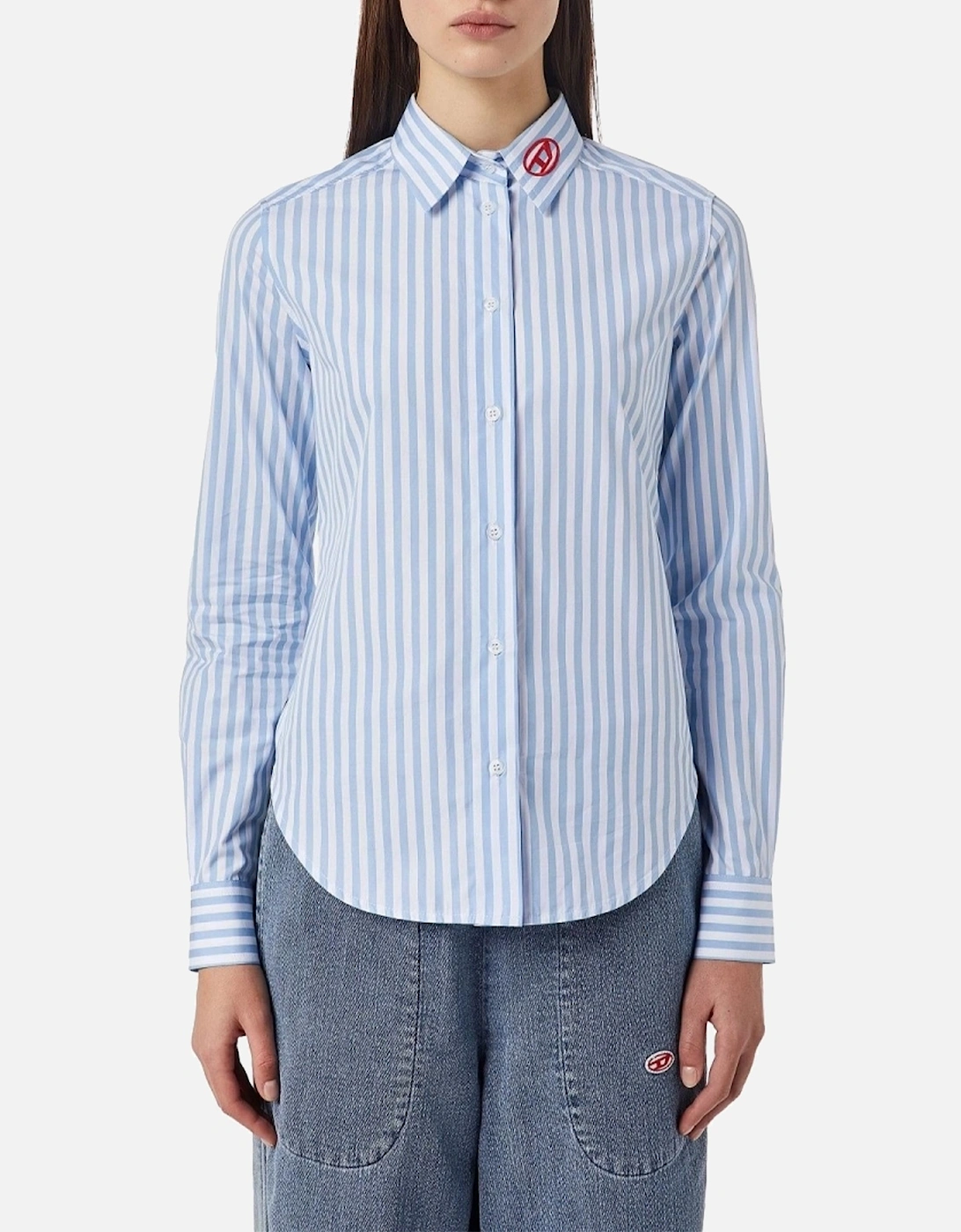 C GISEY Womens Shirt Long Sleeve Striped, 6 of 5