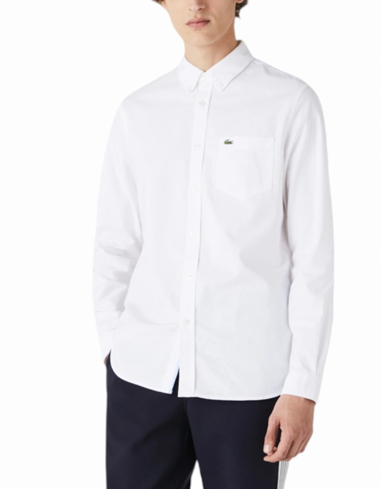 CH4976 Mens Oxford Shirts Long Sleeve Regular Fit Cotton Formal Shirts