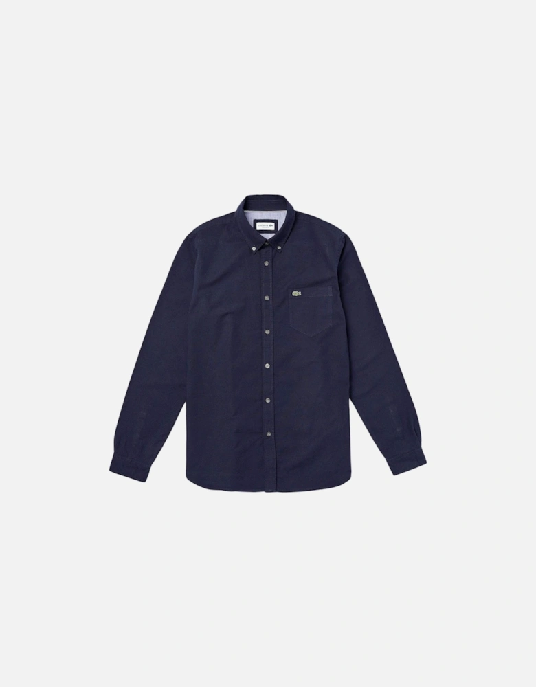 LACOSTE CH4976-423 Mens Oxford Shirts Long Sleeve Casual Cotton Formal Shirts