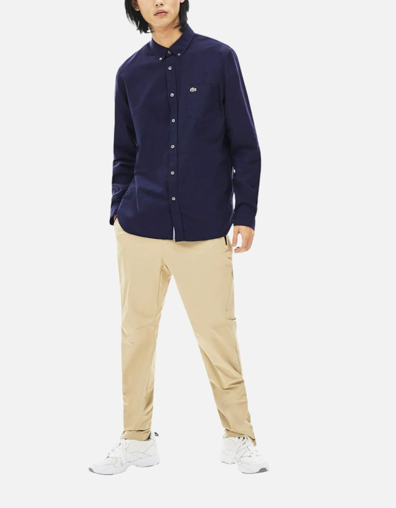LACOSTE CH4976-423 Mens Oxford Shirts Long Sleeve Casual Cotton Formal Shirts