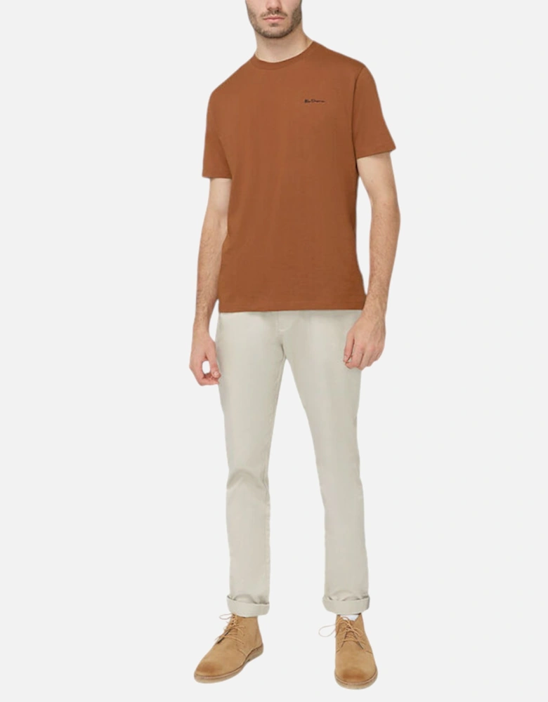 Mens Short Sleeve T Shirts Casual Summer Crew Neck Cotton Logo Tee