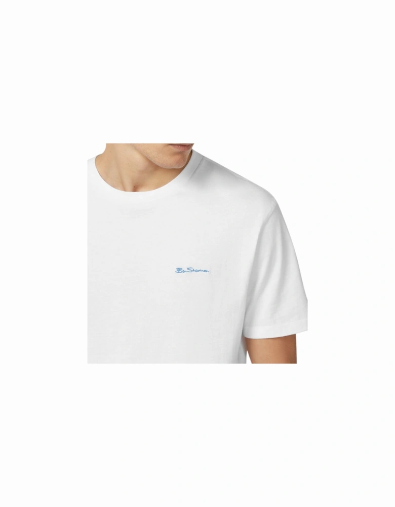 Mens Short Sleeve T Shirts Casual Summer Crew Neck Cotton Logo Tee