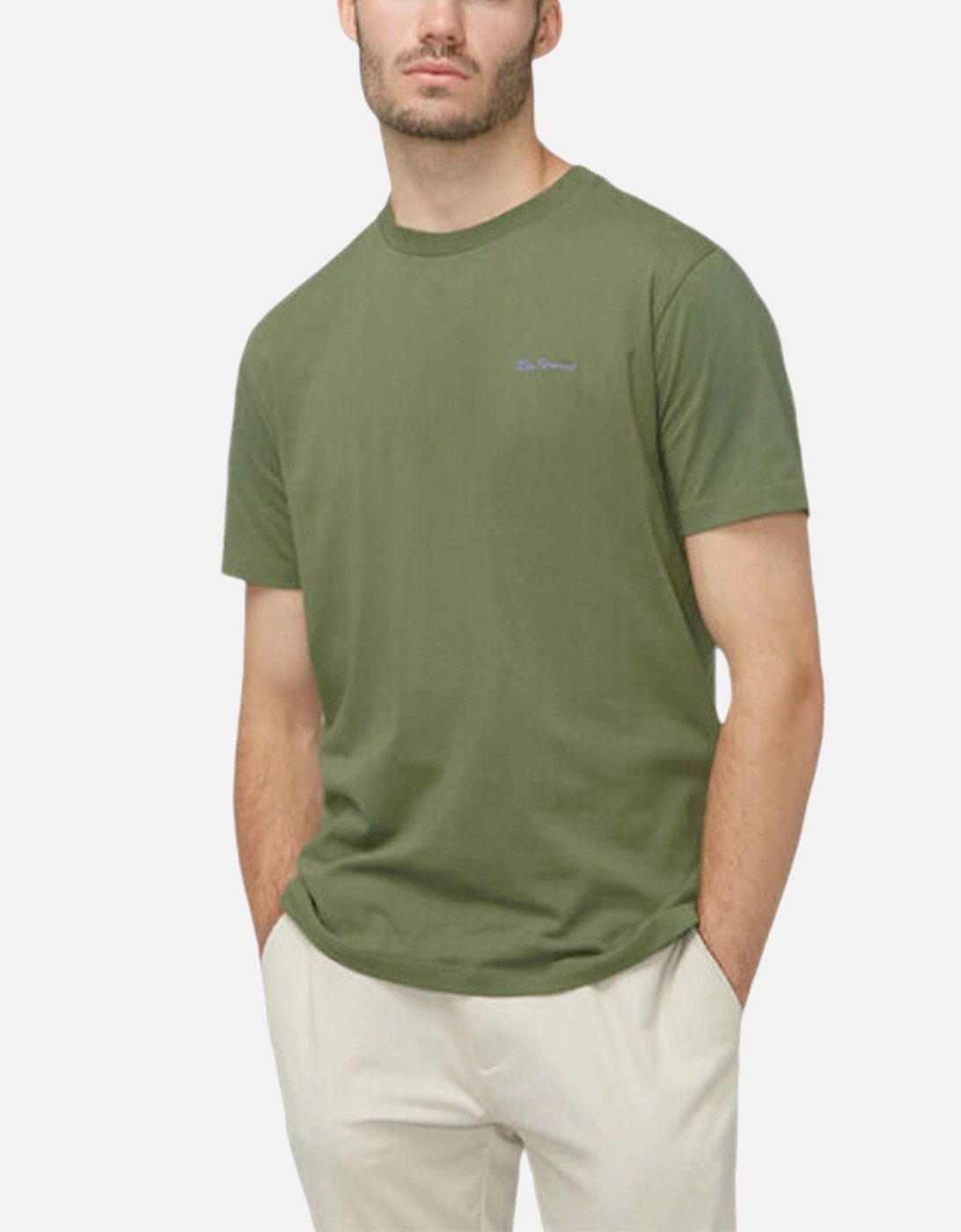 Mens Short Sleeve T Shirts Casual Summer Crew Neck Cotton Logo Tee, 5 of 4