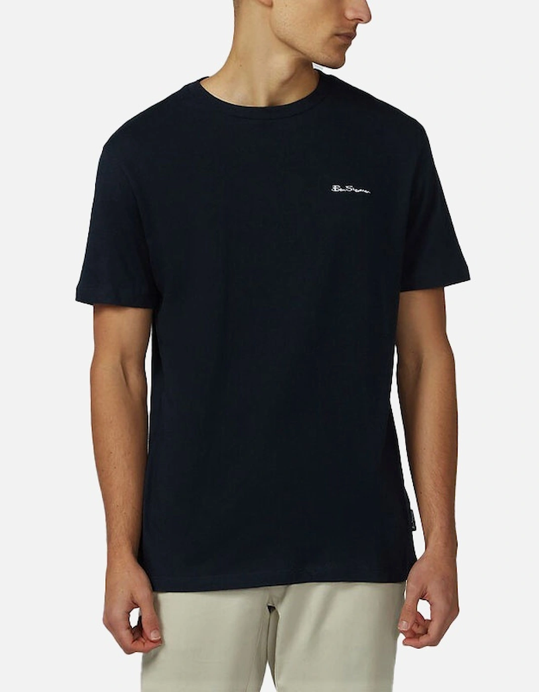 Mens Short Sleeve T Shirts Casual Summer Crew Neck Cotton Logo Tee, 2 of 1