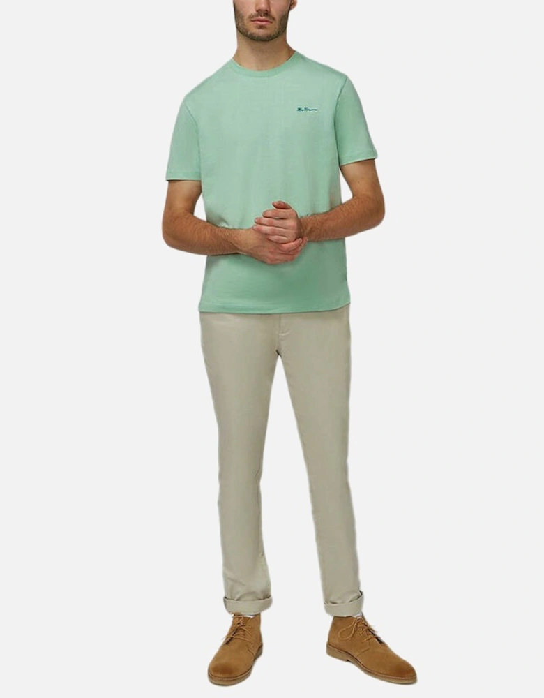 Mens Short Sleeve T Shirts Casual Summer Crew Neck Cotton Logo Tee