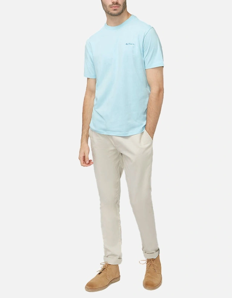 Mens Short Sleeve T Shirts Casual Summer Crew Neck Cotton Logo Tee