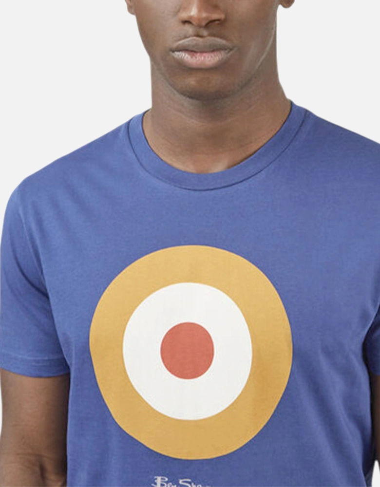 Mens T Shirt Target Logo Crew Neck Casual Summer Cotton Tee XS - 5XL