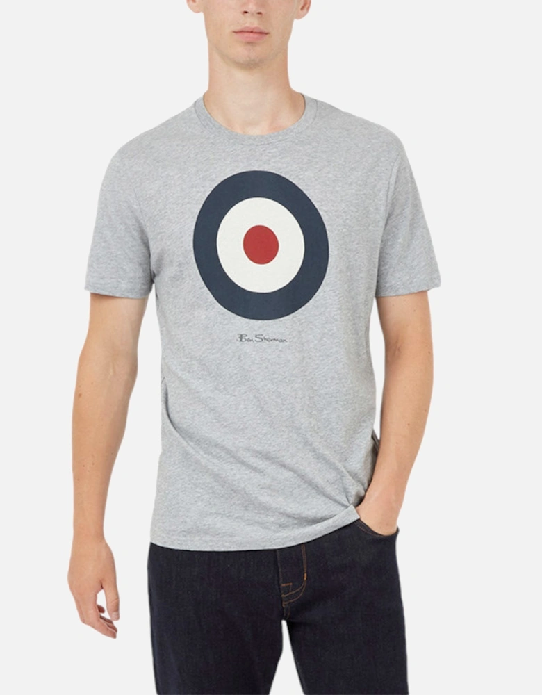Mens T Shirt Target Logo Crew Neck Casual Summer Cotton Tee XS - 5XL