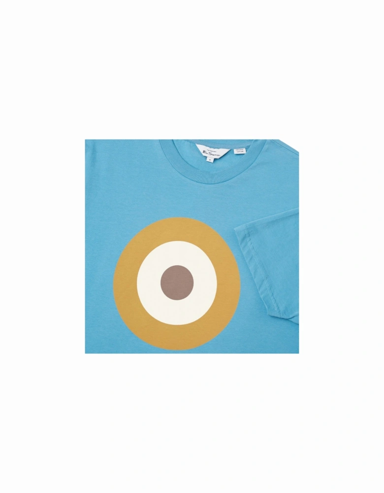 Mens T Shirt Target Logo Crew Neck Casual Summer Cotton Tee XS - 5XL