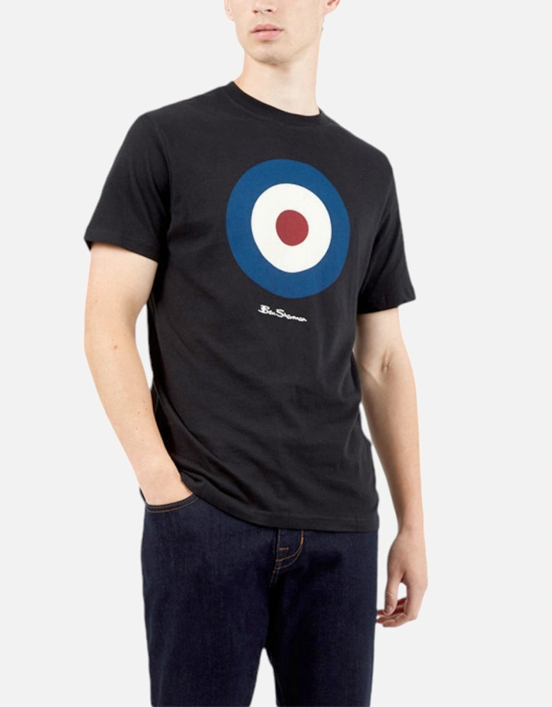 Mens T Shirt Target Logo Crew Neck Casual Summer Cotton Tee XS - 5XL