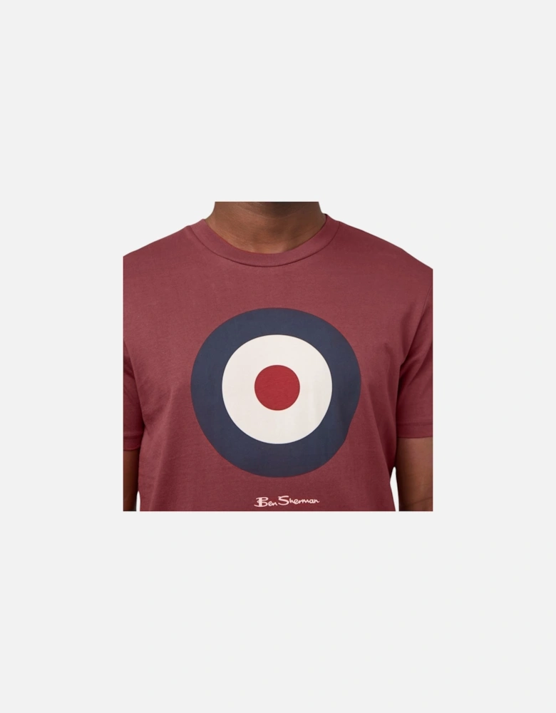 Mens T Shirt Target Logo Crew Neck Casual Summer Cotton Tee XS - 5XL