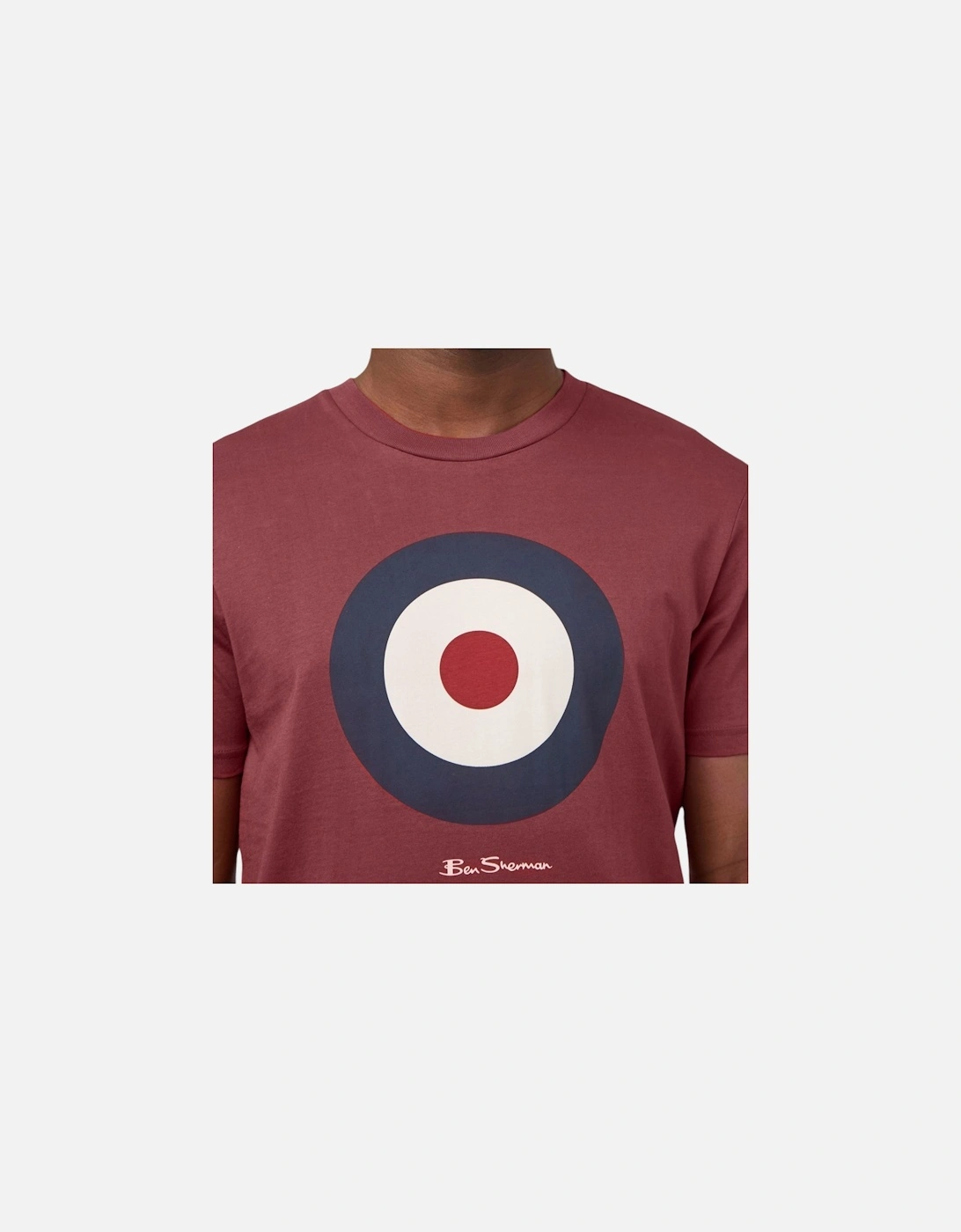 Mens T Shirt Target Logo Crew Neck Casual Summer Cotton Tee XS - 5XL