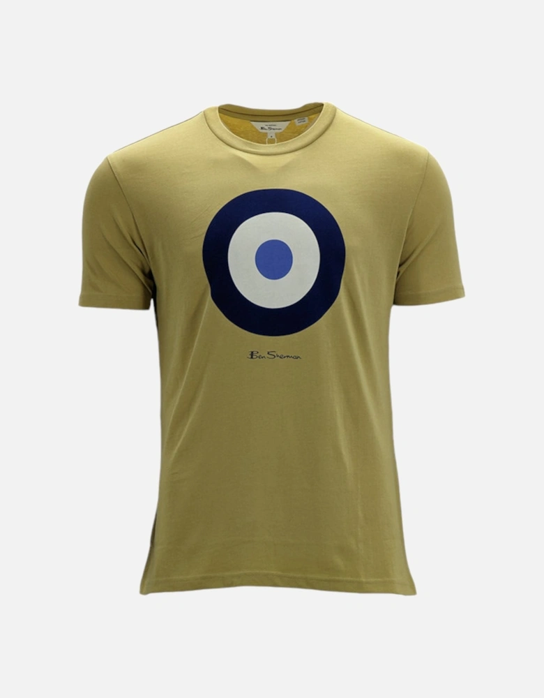 Mens T Shirt Target Logo Crew Neck Casual Summer Cotton Tee XS - 5XL