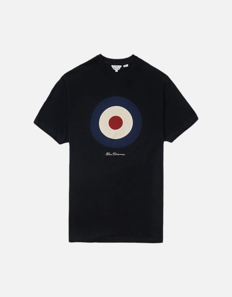 Mens T Shirt Target Logo Crew Neck Casual Summer Cotton Tee XS - 5XL
