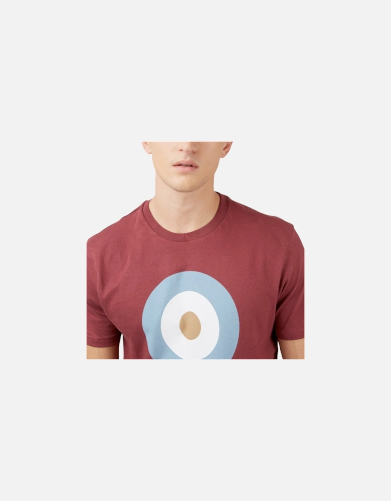 Mens T Shirt Target Logo Crew Neck Casual Summer Cotton Tee XS - 5XL