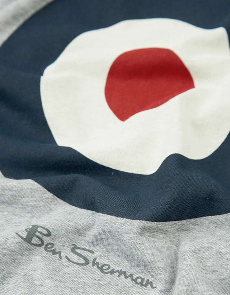 Mens T Shirt Target Logo Crew Neck Casual Summer Cotton Tee XS - 5XL
