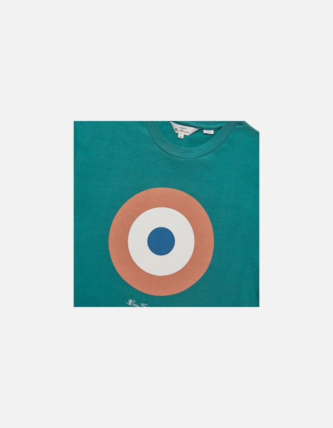 Mens T Shirt Target Logo Crew Neck Casual Summer Cotton Tee XS - 5XL