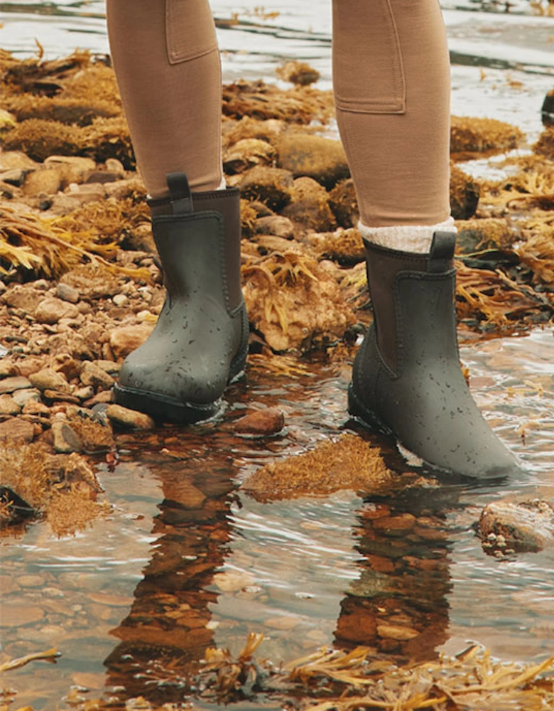 Women's Oakfield Short Neoprene Wellies Chocolate