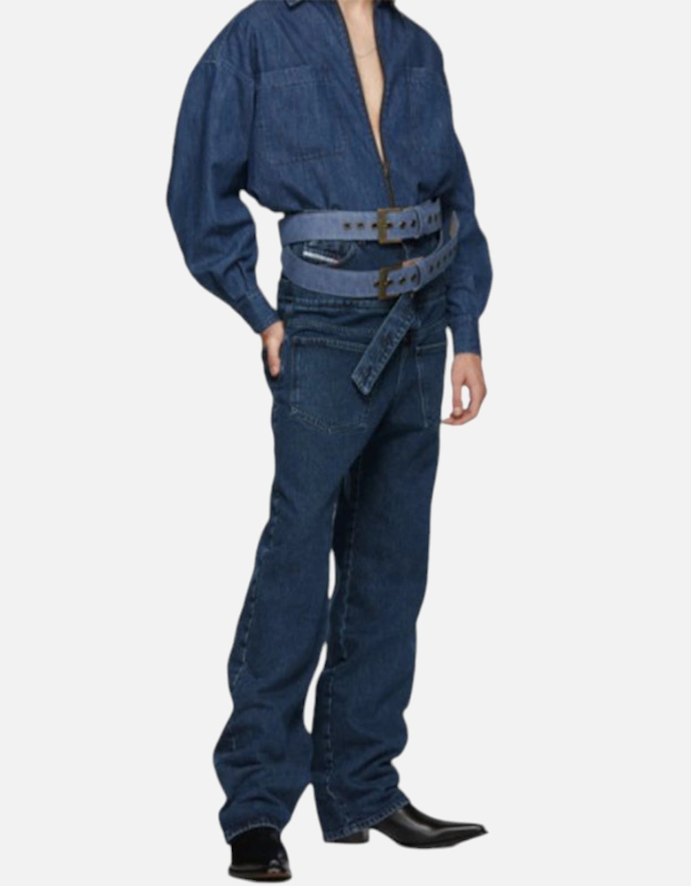 SOBELT 1 Mens Belts Genuine Leather Denim