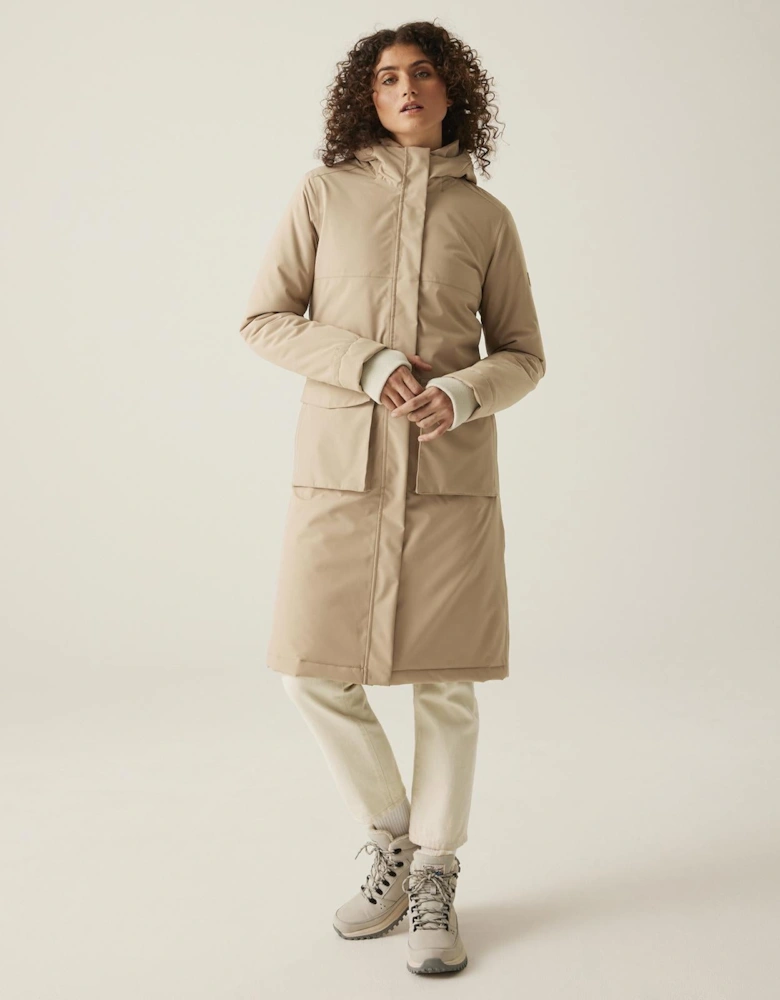 Womens Yarli Waterproof Longline Winter Jacket