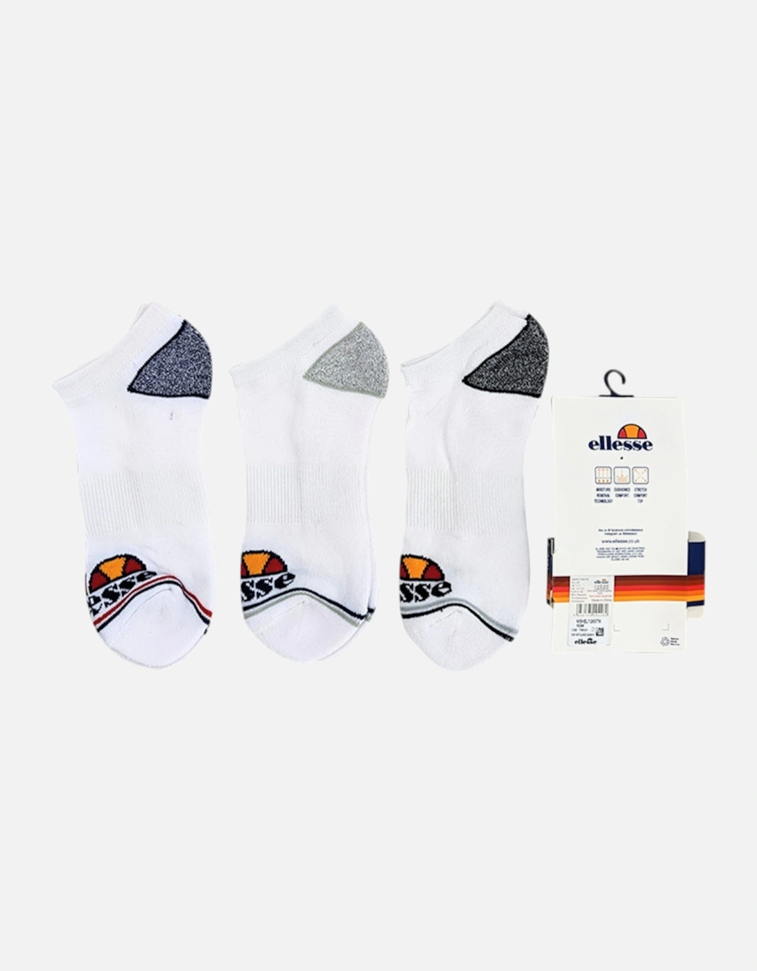 Mens Low Cut Socks 3 Pack Regular Soft Cotton Gym Sports Trainer Socks